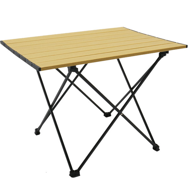 Aluminum Alloy Folding Square Table/Wood Grain