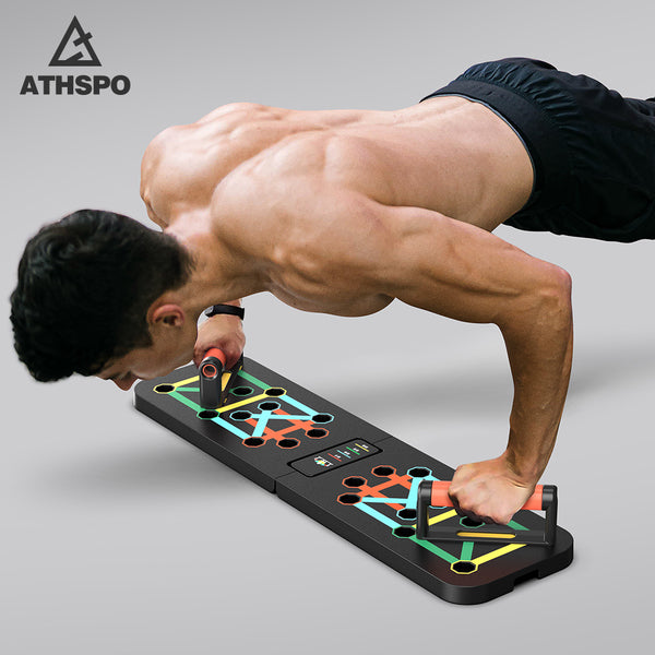 Multifunctional Fitness Strength Training Detachable Foldable Portable Unisex Push Up board With Automatic Time Count